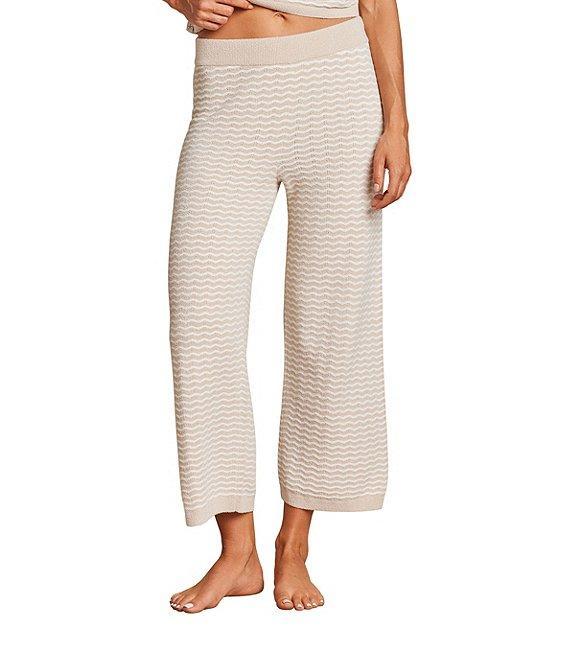 Barefoot Dreams CozyChic Ultra Lite Pointelle Coordinating Cropped Lounge Pants Product Image