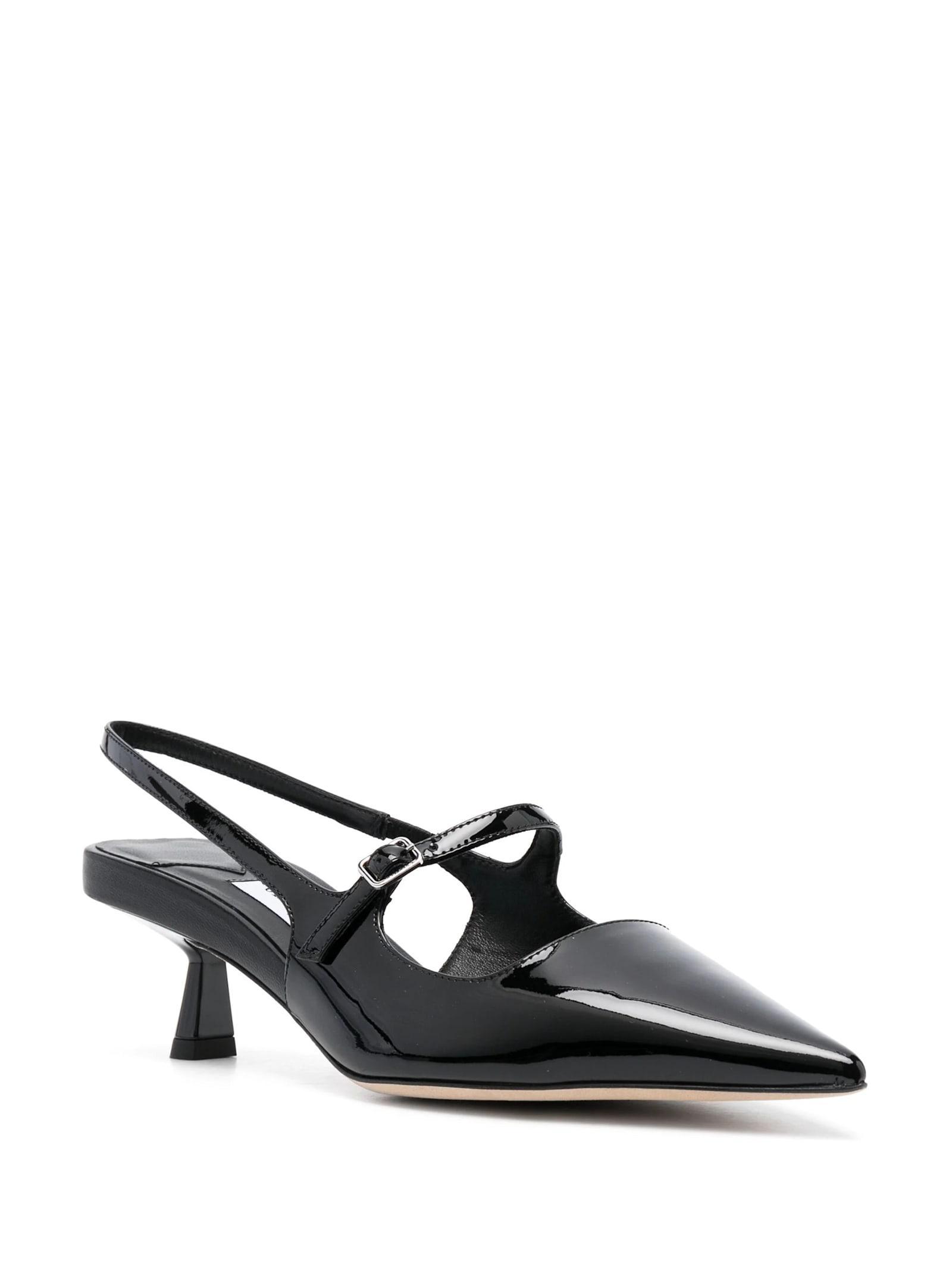 JIMMY CHOO Didi 45 Patent Leather Slingback Pumps In Black Product Image