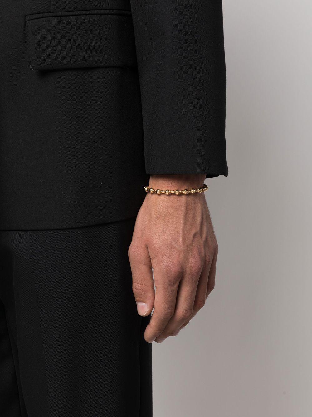 EMANUELE BICOCCHI Beaded Chain-link Bracelet In Gold Product Image