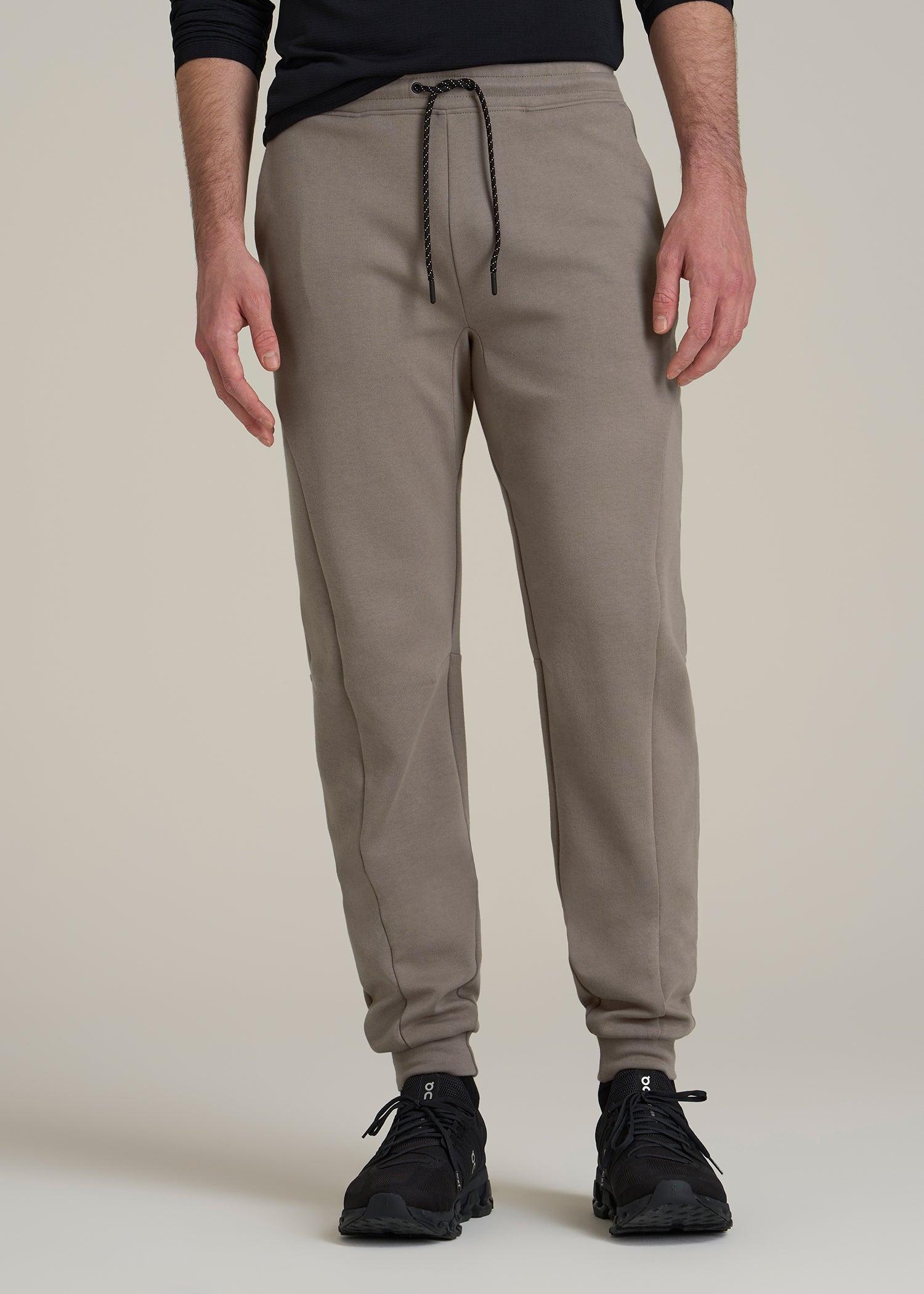 Tech Motion Fleece Joggers for Tall Men in Portobello Male Product Image