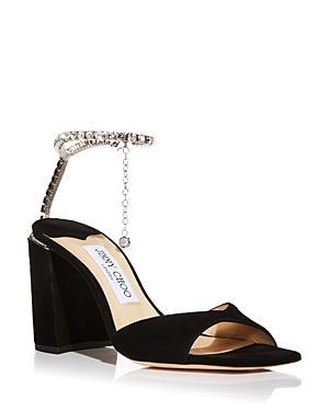 Jimmy Choo Womens Saeda 85 Embellished Ankle Strap High Heel Sandals Product Image