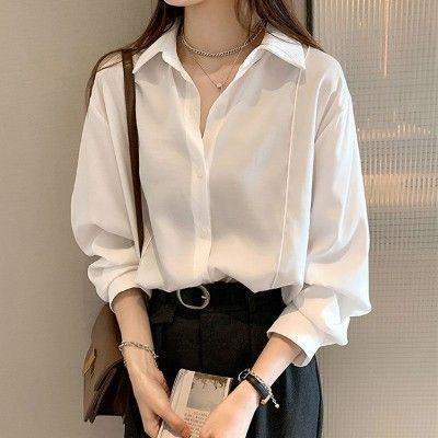 Long-Sleeve Plain Shirt Product Image