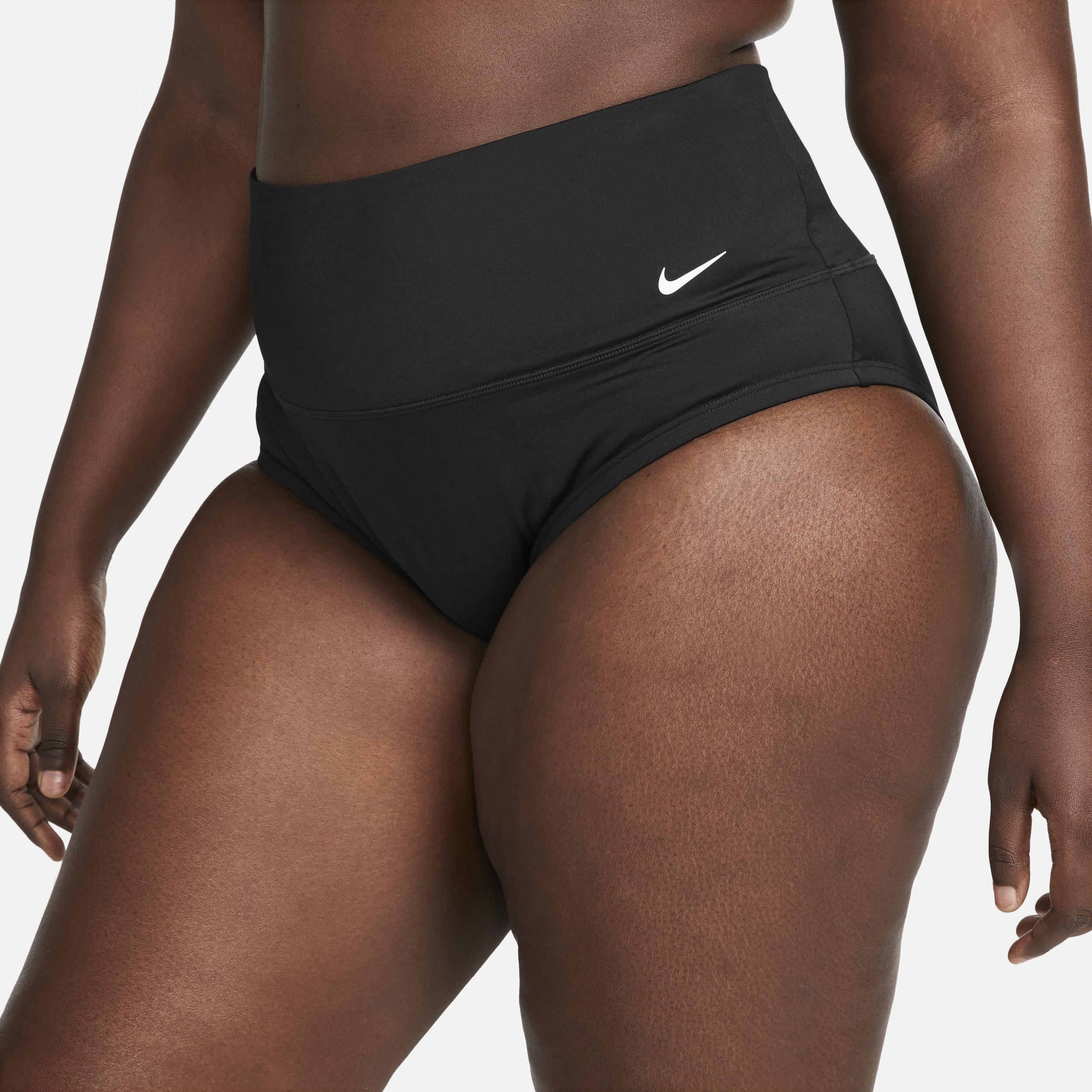 Nike Women's Essential High-Waisted Bikini Swim Bottom (Plus Size) Product Image