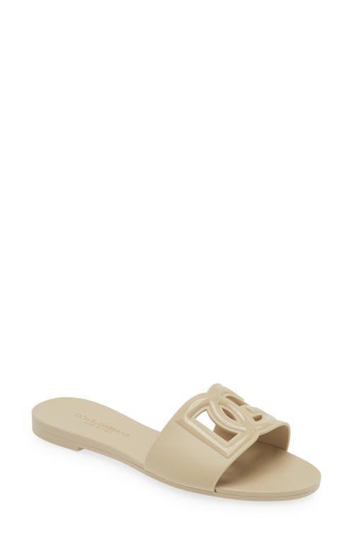 Womens Interlock Logo Rubber Slides Product Image