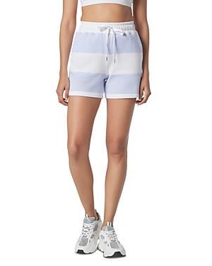 Andrew Marc Sport Womens Rugby Stripe Shorts Product Image