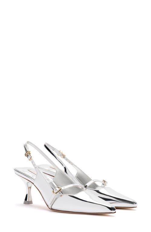 Larroude Womens Ines Pointed Toe Slingback Pumps Product Image