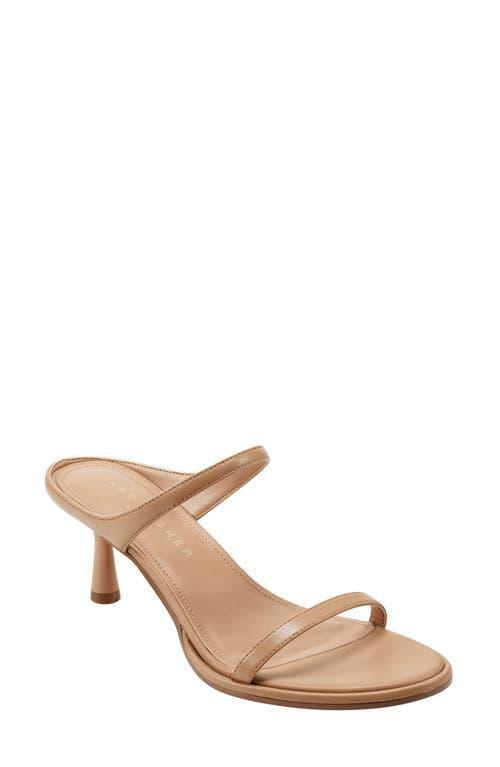 Marc Fisher Ltd. Womens Alonde Leather High Heel Slide Sandals Product Image