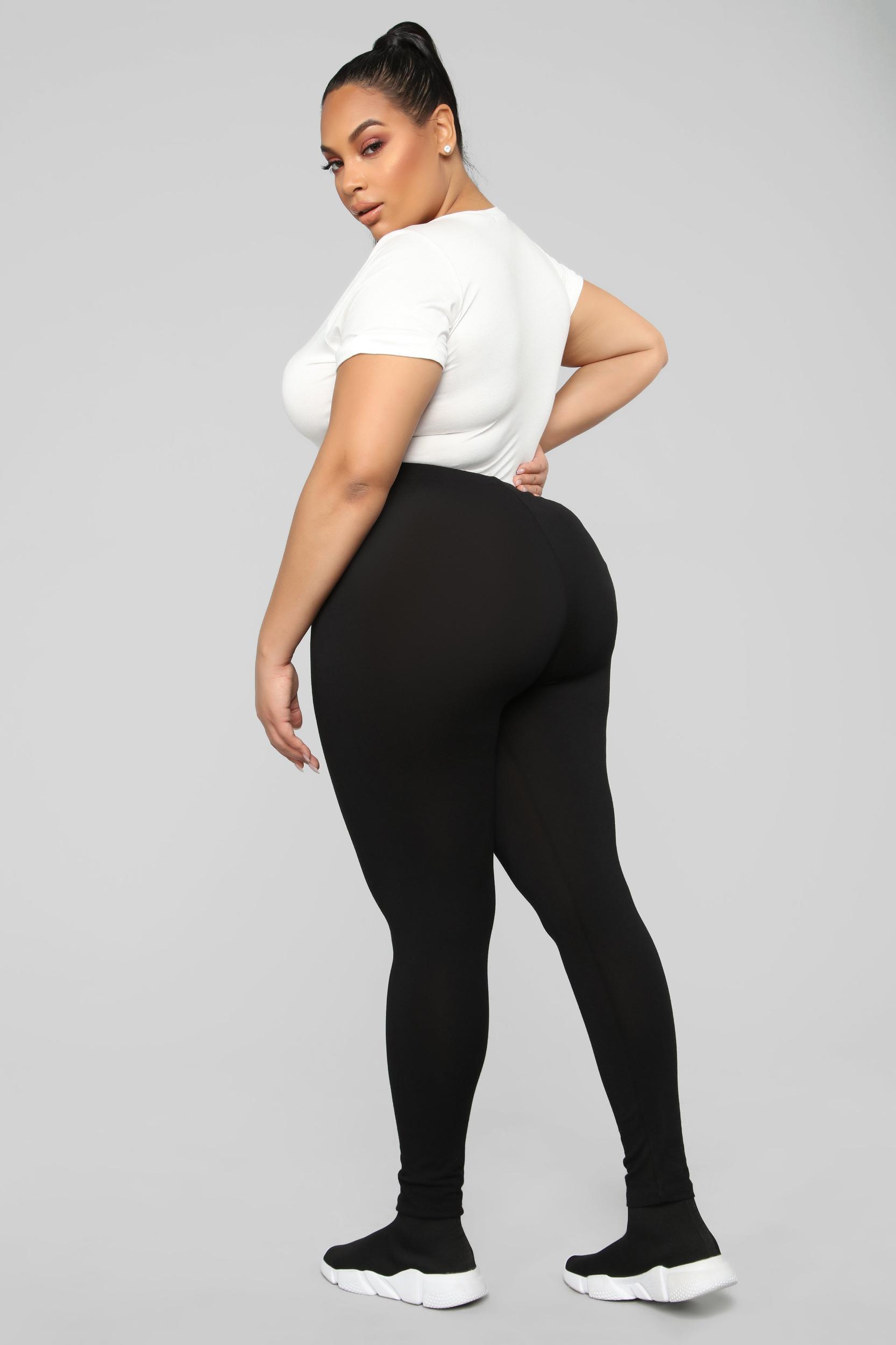 Kim Basic Legging - Black Product Image