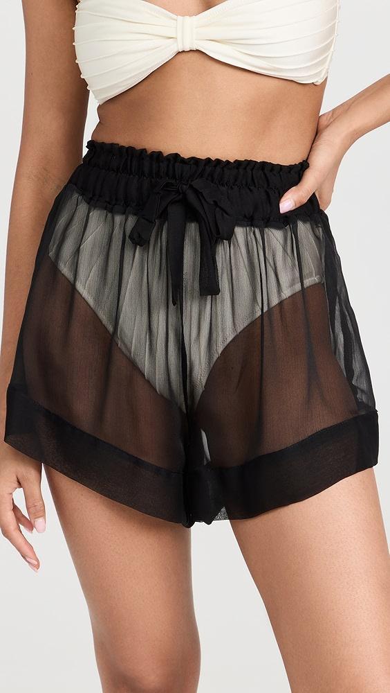 Shani Shemer Eden Rubber Band Shorts | Shopbop Product Image