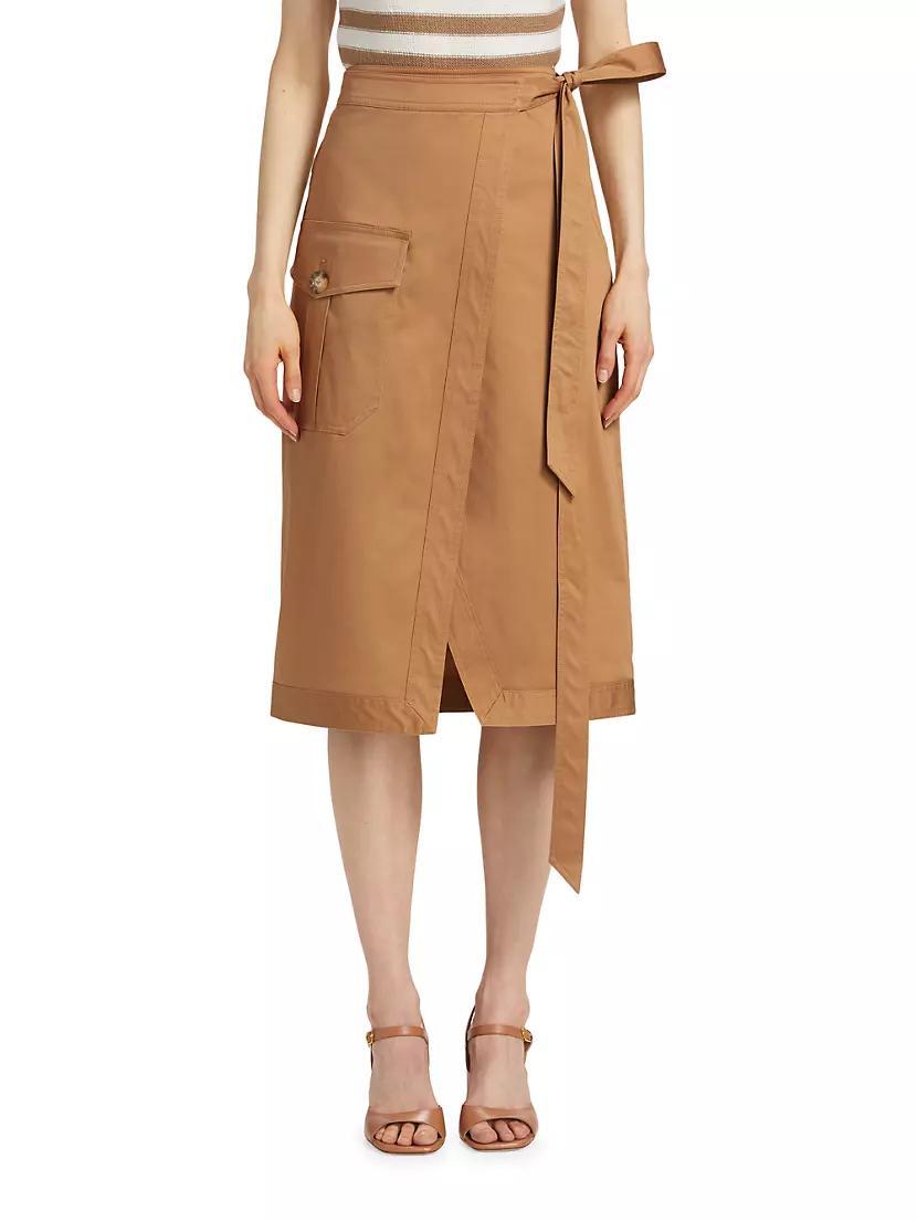 Madeline Cotton Midi-Skirt Product Image