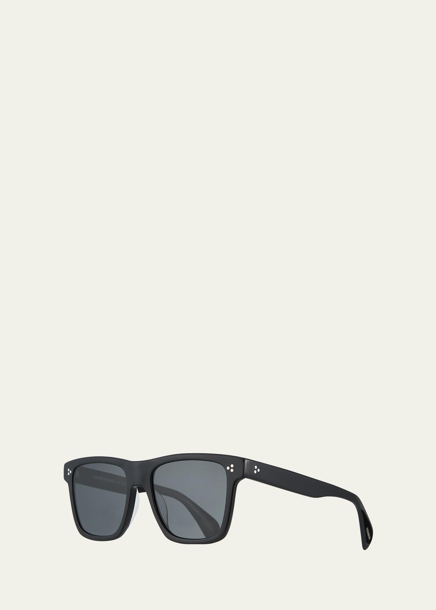 Mens Casian Acetate Rectangle Sunglasses Product Image