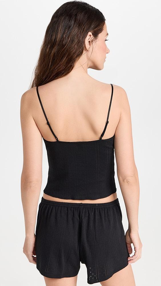 COUCOU The Long Cami: Pointelle | Shopbop Product Image