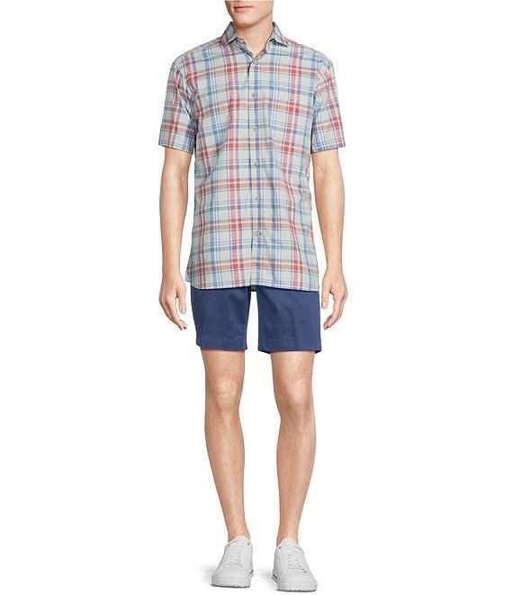 Cremieux Blue Label Plaid Short Sleeve Woven Shirt Product Image