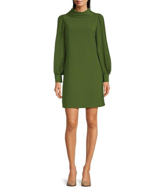 Alex Marie Heidi Funnel Neck Long Sleeve Social Dress Product Image