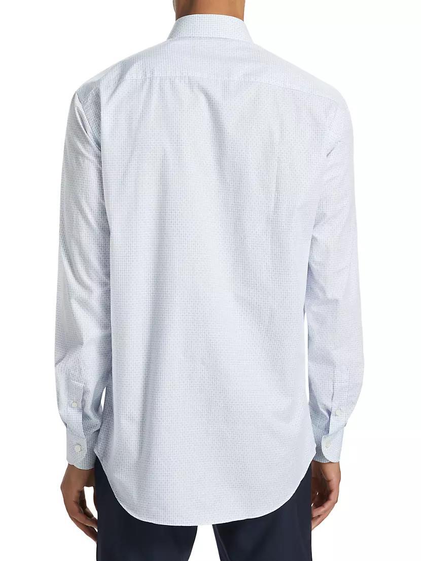 COLLECTION Grid Button-Front Shirt Product Image