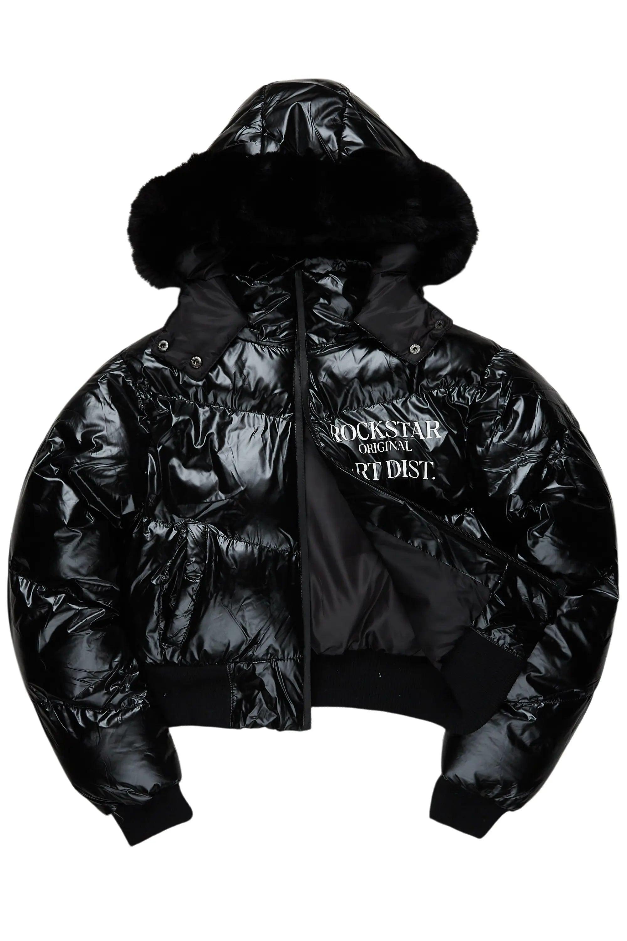 Destina Black Puffer Jacket Female Product Image