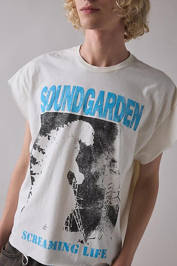Backstage Graphic Cropped Muscle Tee Mens at Urban Outfitters Product Image