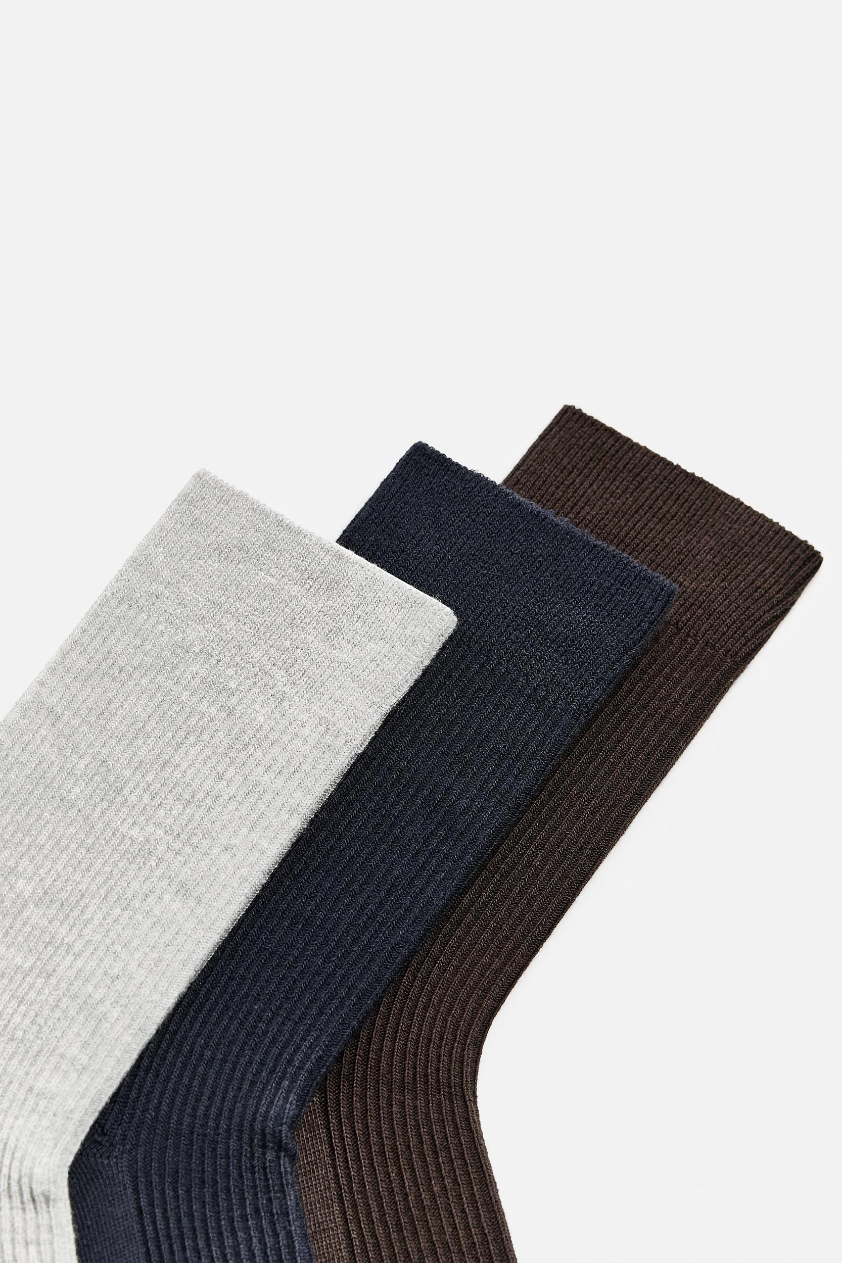 3-PACK OF MATCHING RIB SOCKS Product Image