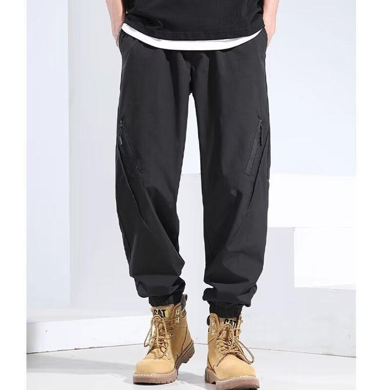 High Waist Plain Sweatpants Product Image