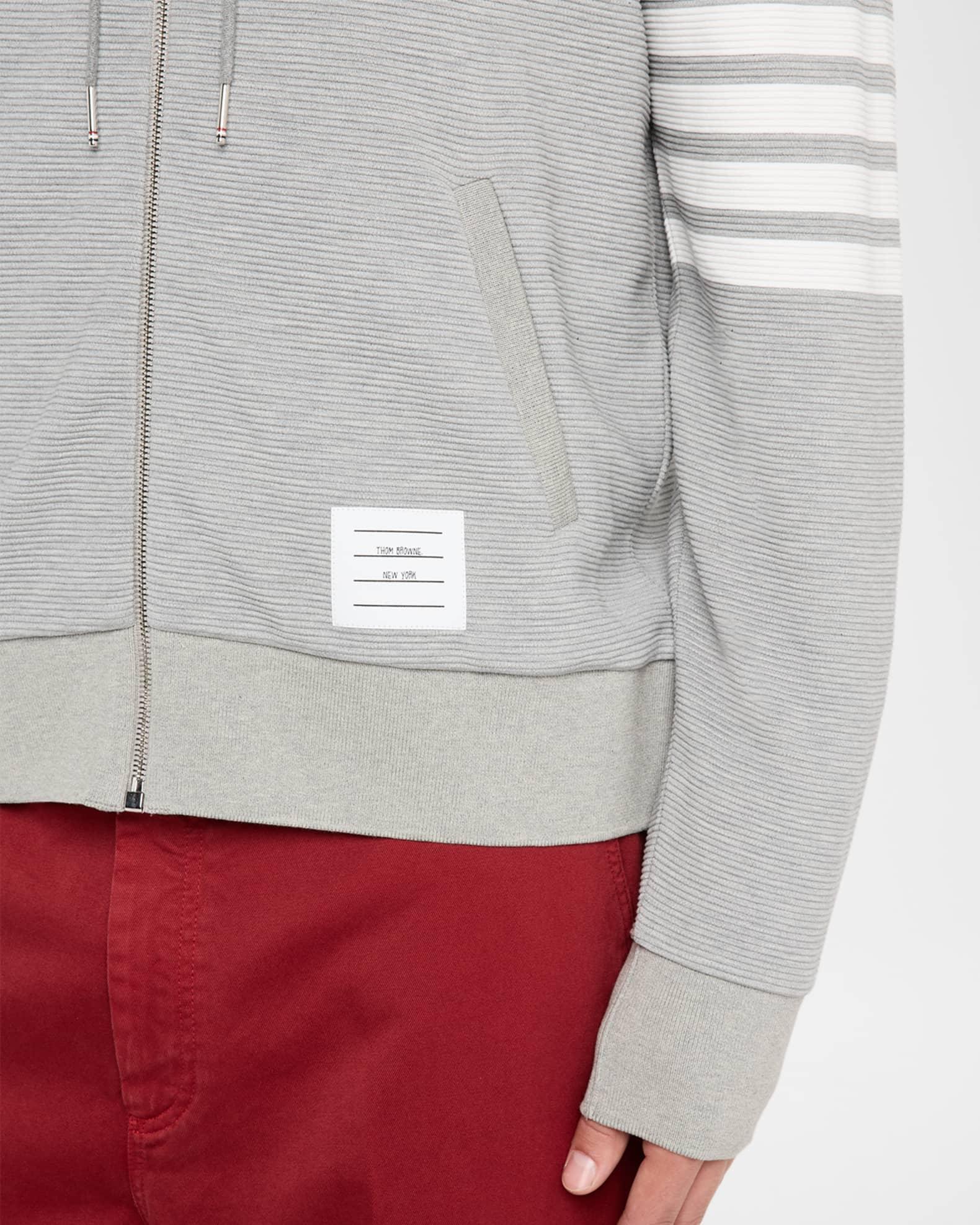 Men's 4 Bar Ottoman Zip Hoodie  Product Image