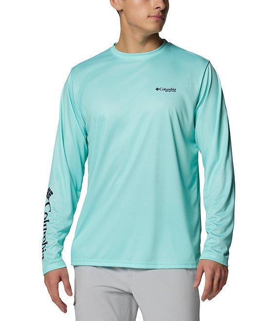 Columbia PFG Terminal Tackle Fins and Stripes Long Sleeve T-Shirt Product Image