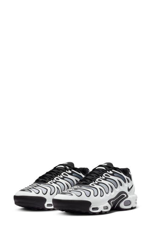 NIKE Women's Air Max Plus Drift Shoes In Summit White/metallic Silver/black Product Image