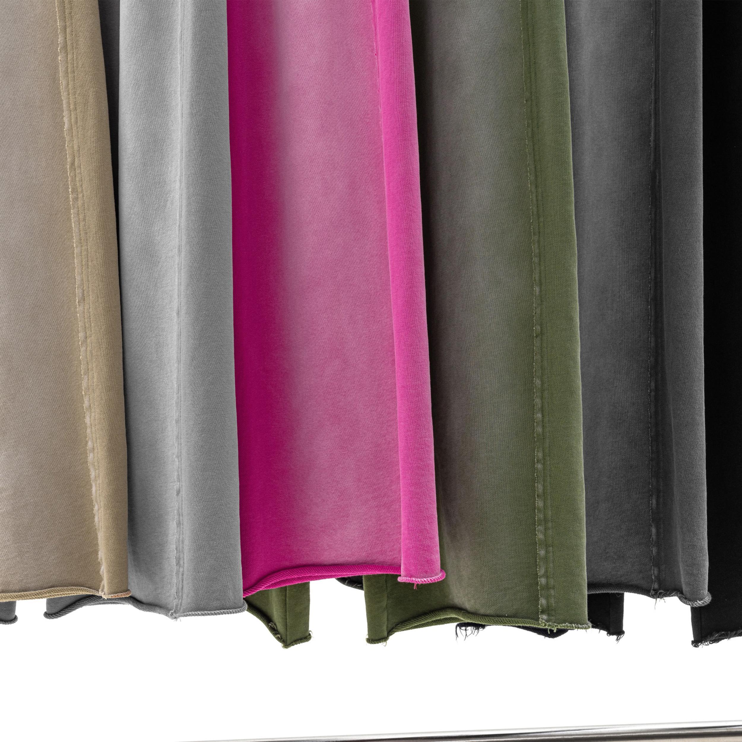 Vintage Washed Ragged-hem Wide-leg Sweatpants Product Image