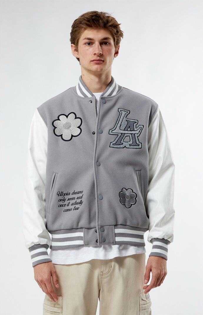 Mens Afterworld Varsity Jacket Product Image