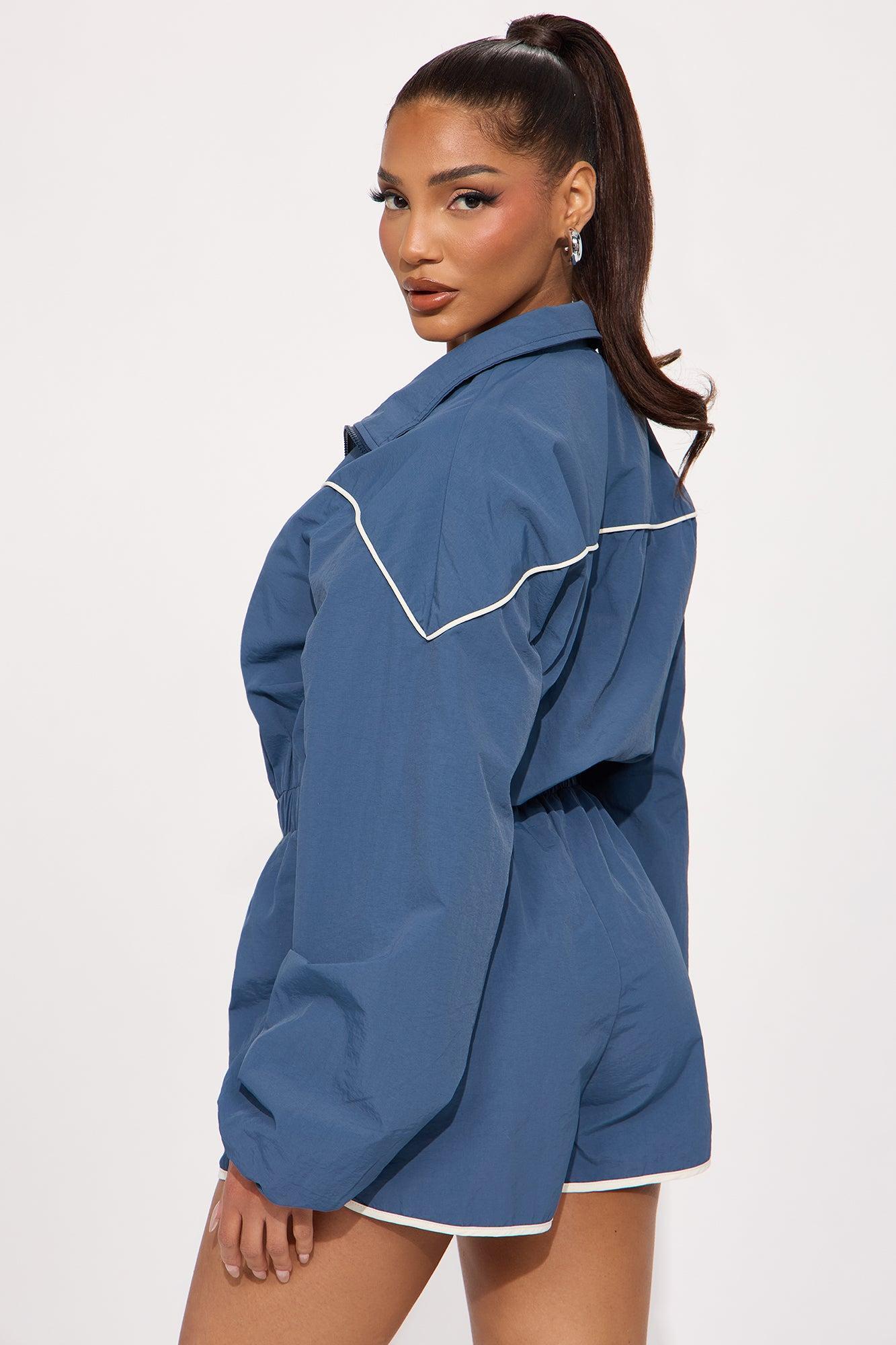 To Do List Romper - Blue Product Image