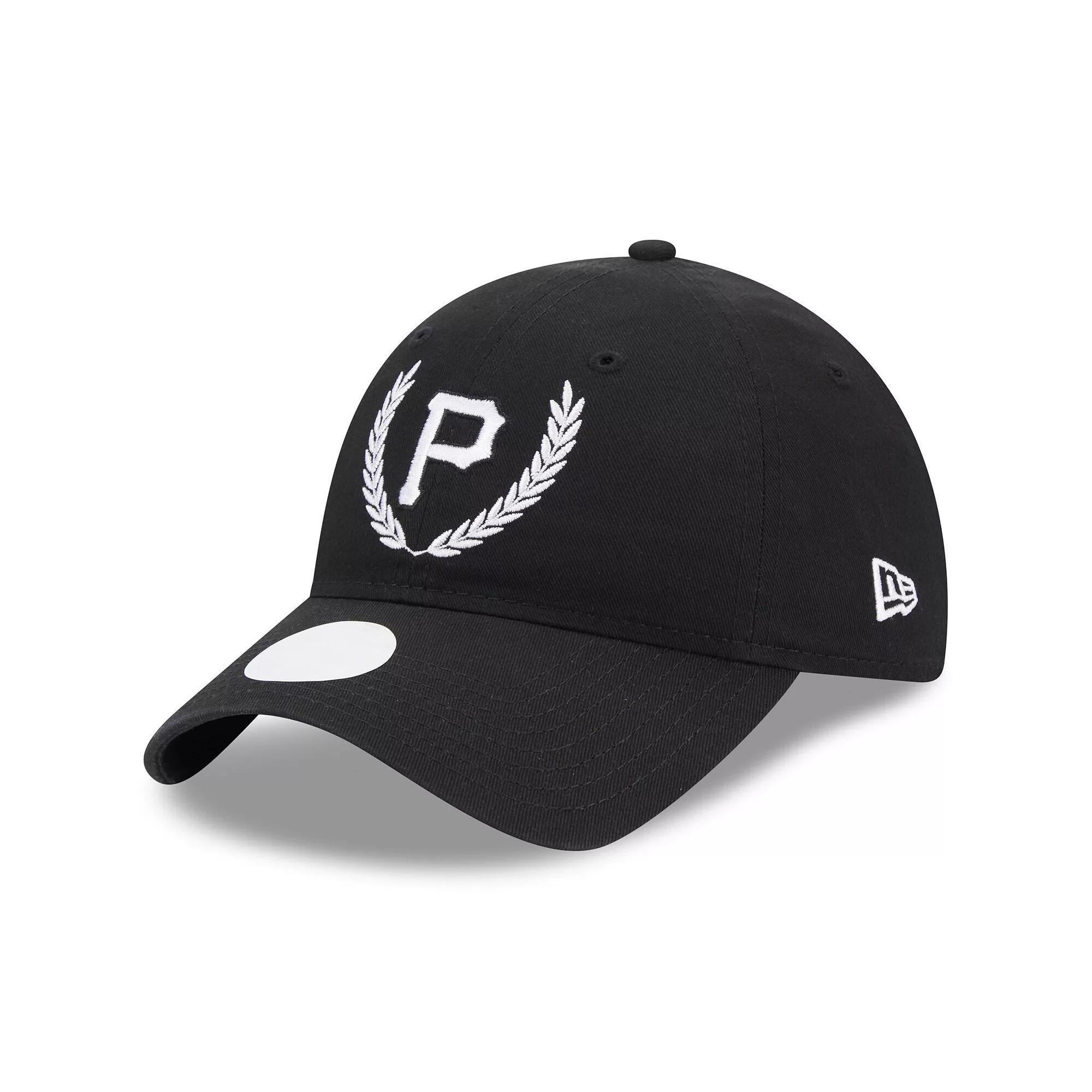 Women's New Era Black Pittsburgh Pirates Leaves 9TWENTY Adjustable Hat Product Image