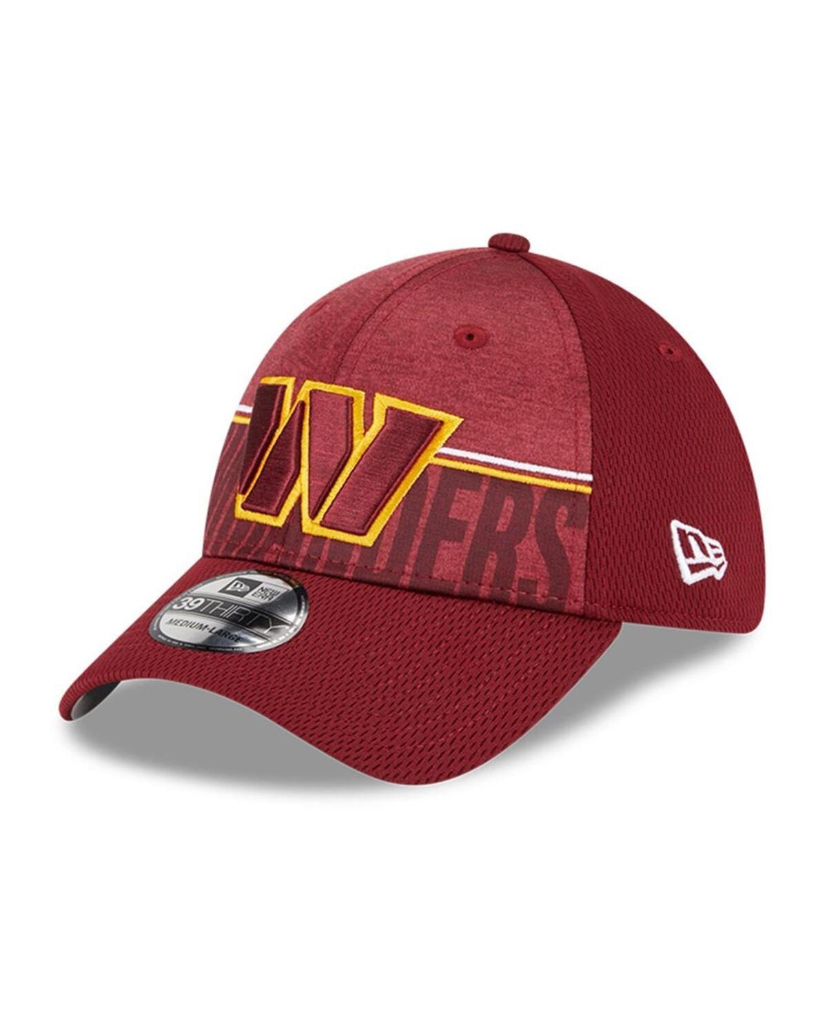 Mens New Era Burgundy Washington Commanders 2023 NFL Training Camp 39THIRTY Flex Fit Hat Product Image