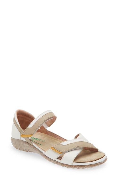 Naot Karawa Beige/Marigold Combination) Women's Shoes Product Image