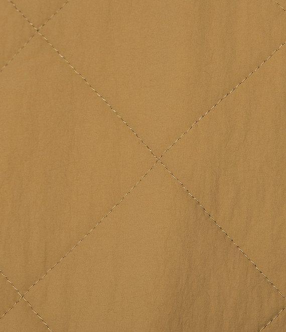 Roundtree & Yorke Quilted Corduroy Trim Solid Vest Product Image