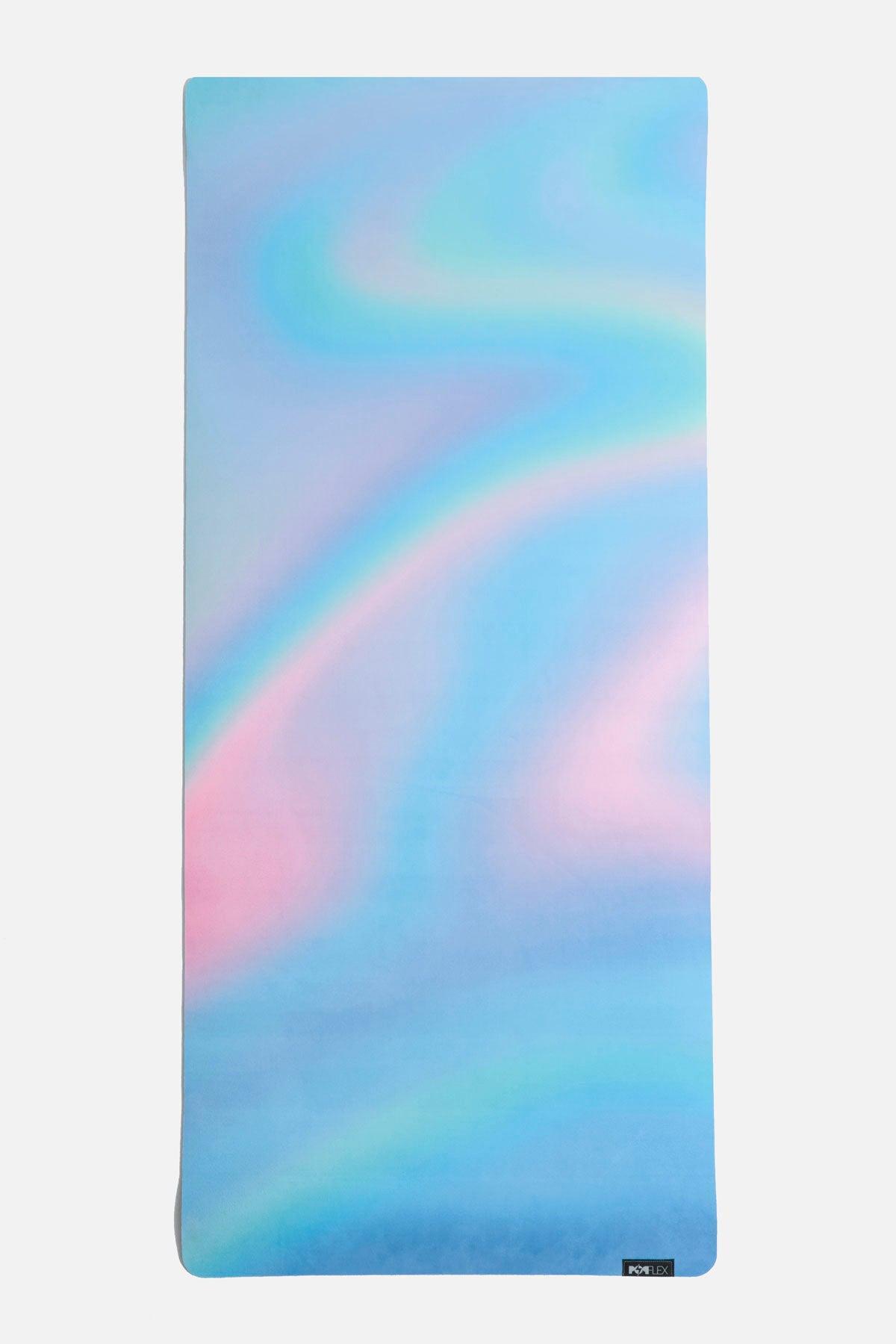 Super Wide 32” Vegan Suede Yoga Mat - Holographic Product Image