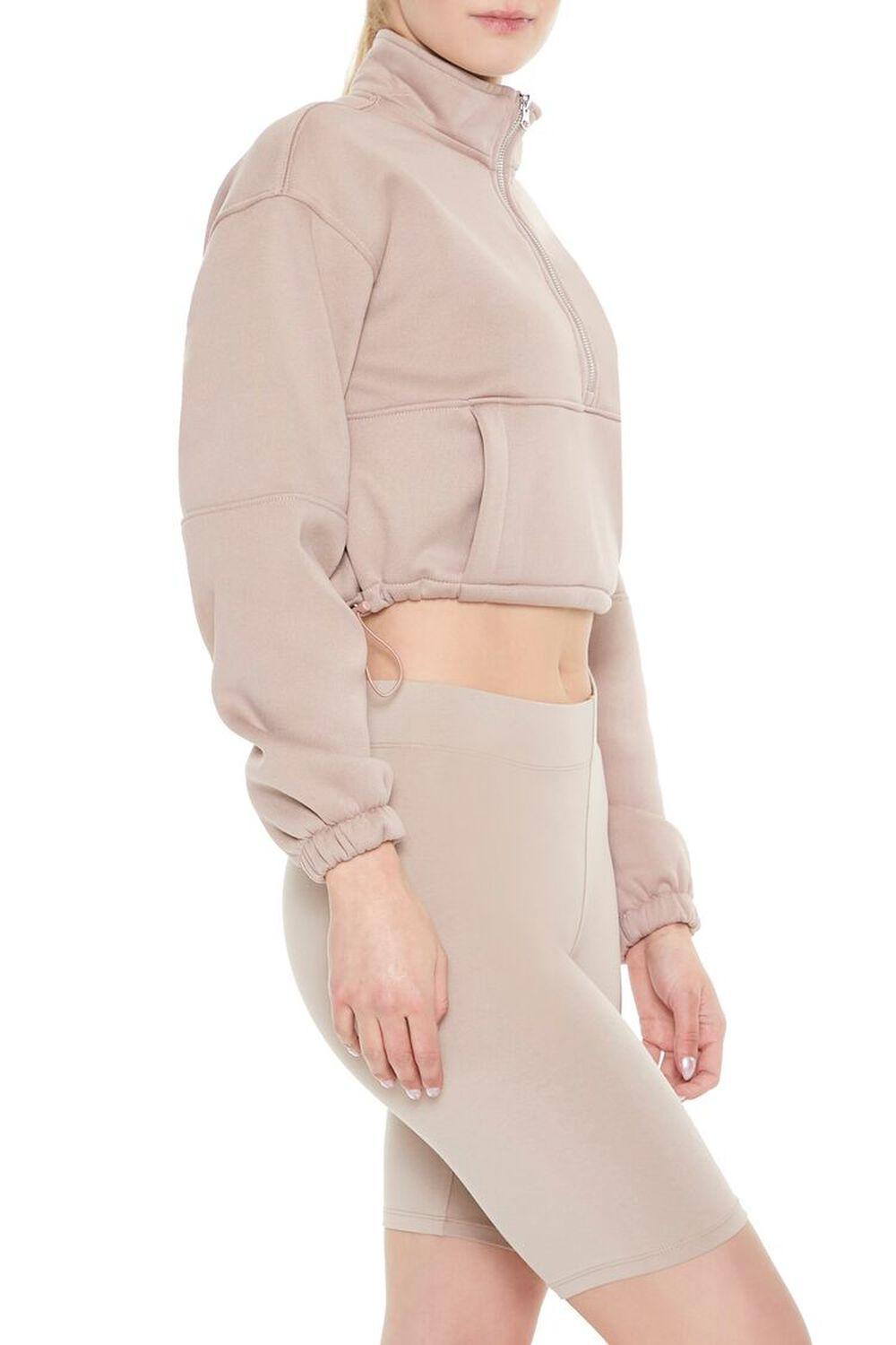 Funnel-Neck Zip-Up Pullover | Forever 21 Product Image