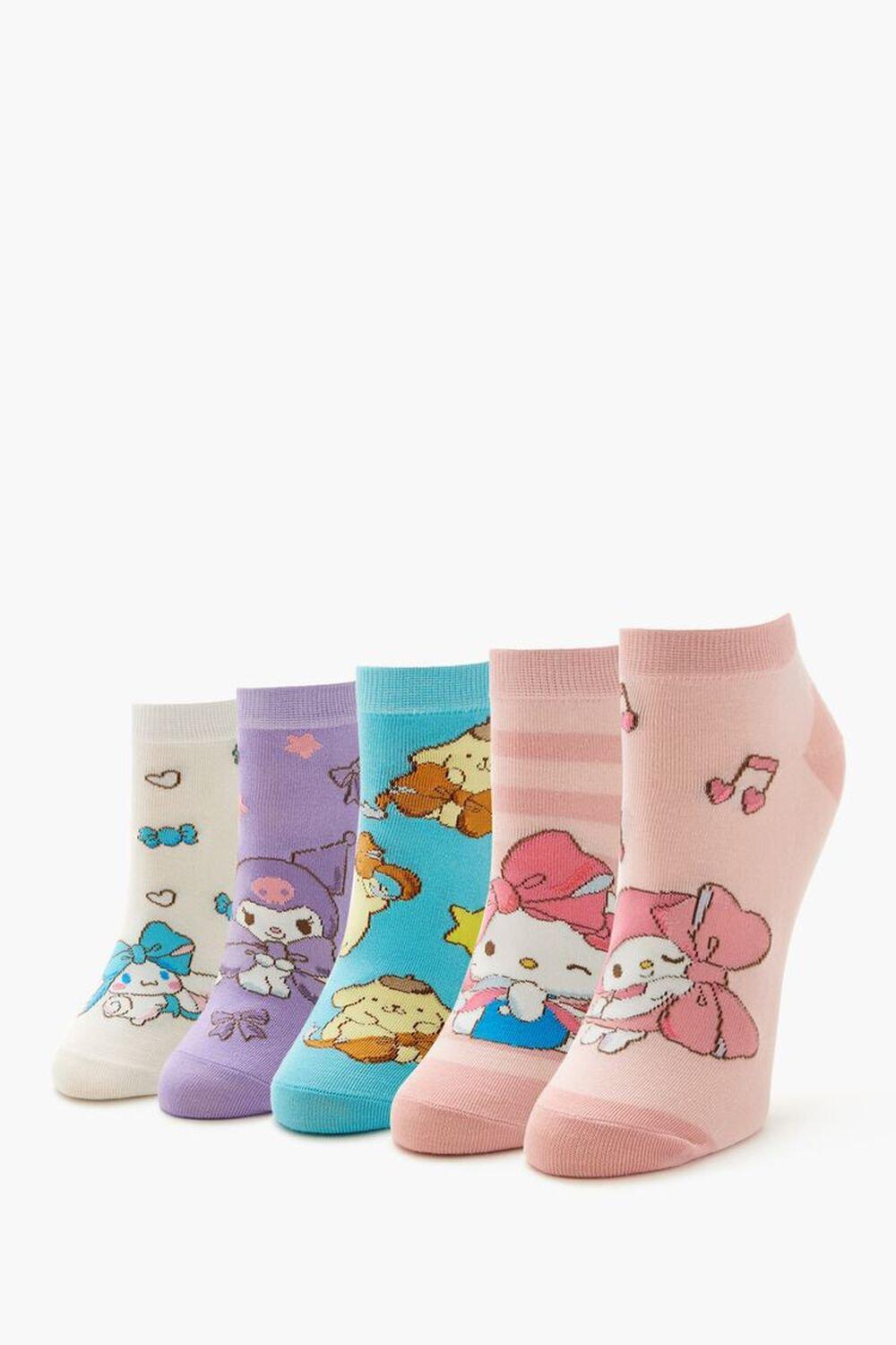 Sanrio Bow Ankle Socks Set - 5 pack | Forever 21 Product Image