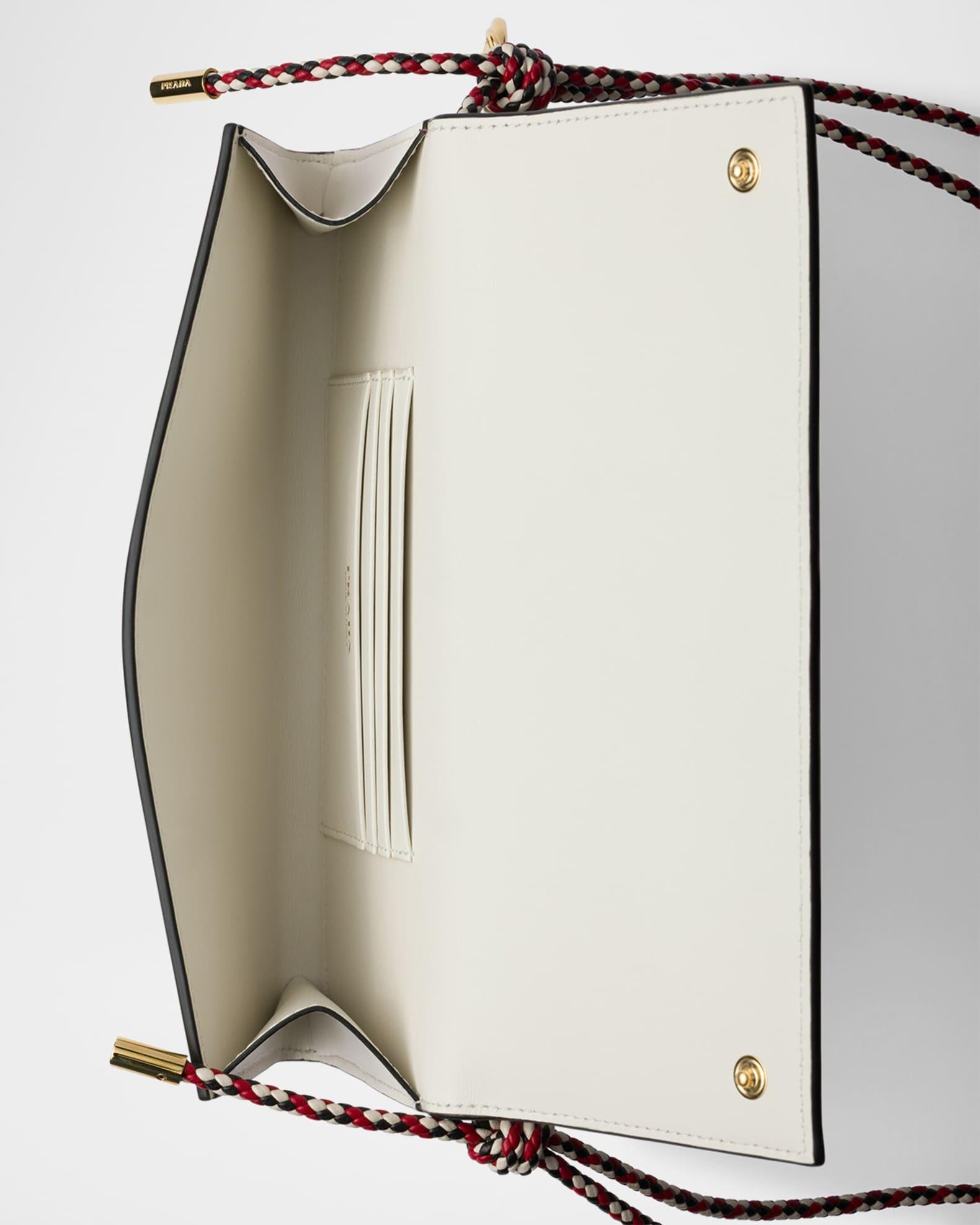 Leather Wallet with Braided Shoulder Strap Product Image