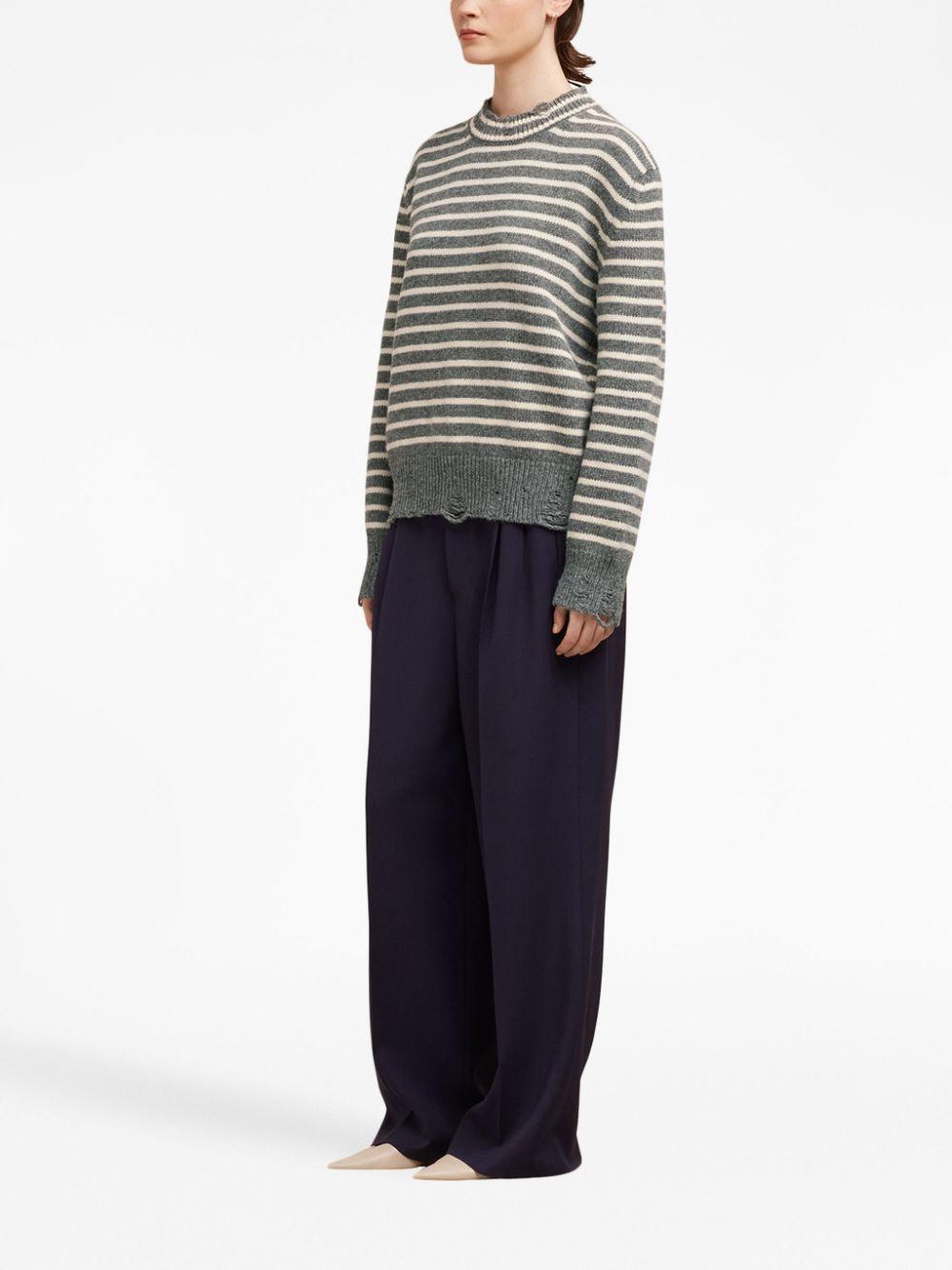 striped wool jumper Product Image