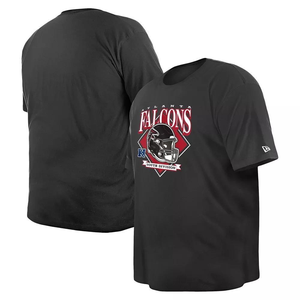 Men's New Era  Black Atlanta Falcons Big & Tall Helmet T-Shirt, Size: 2XB Product Image