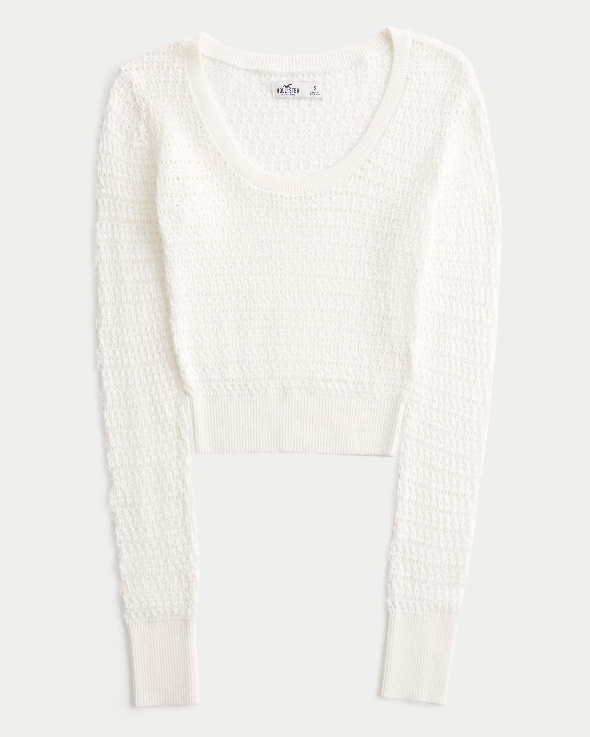 Stitchy Scoop Sweater Product Image