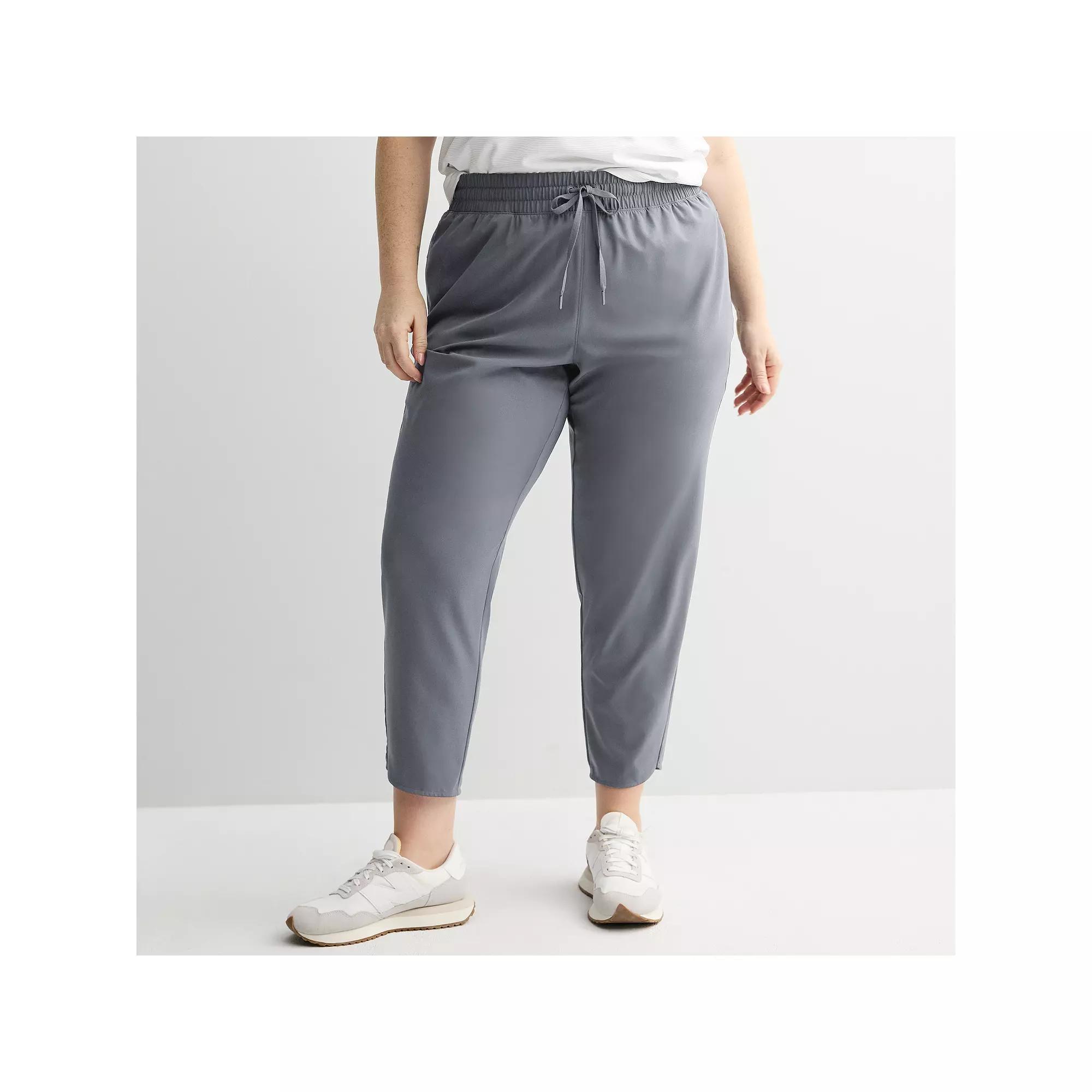 Plus Size Tek Gear® Woven Tulip Hem Pants, Women's, Size: 1XL, Heritage Gray Product Image