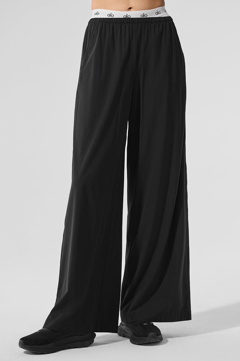 Breezy Wide Leg Pant - Black Product Image