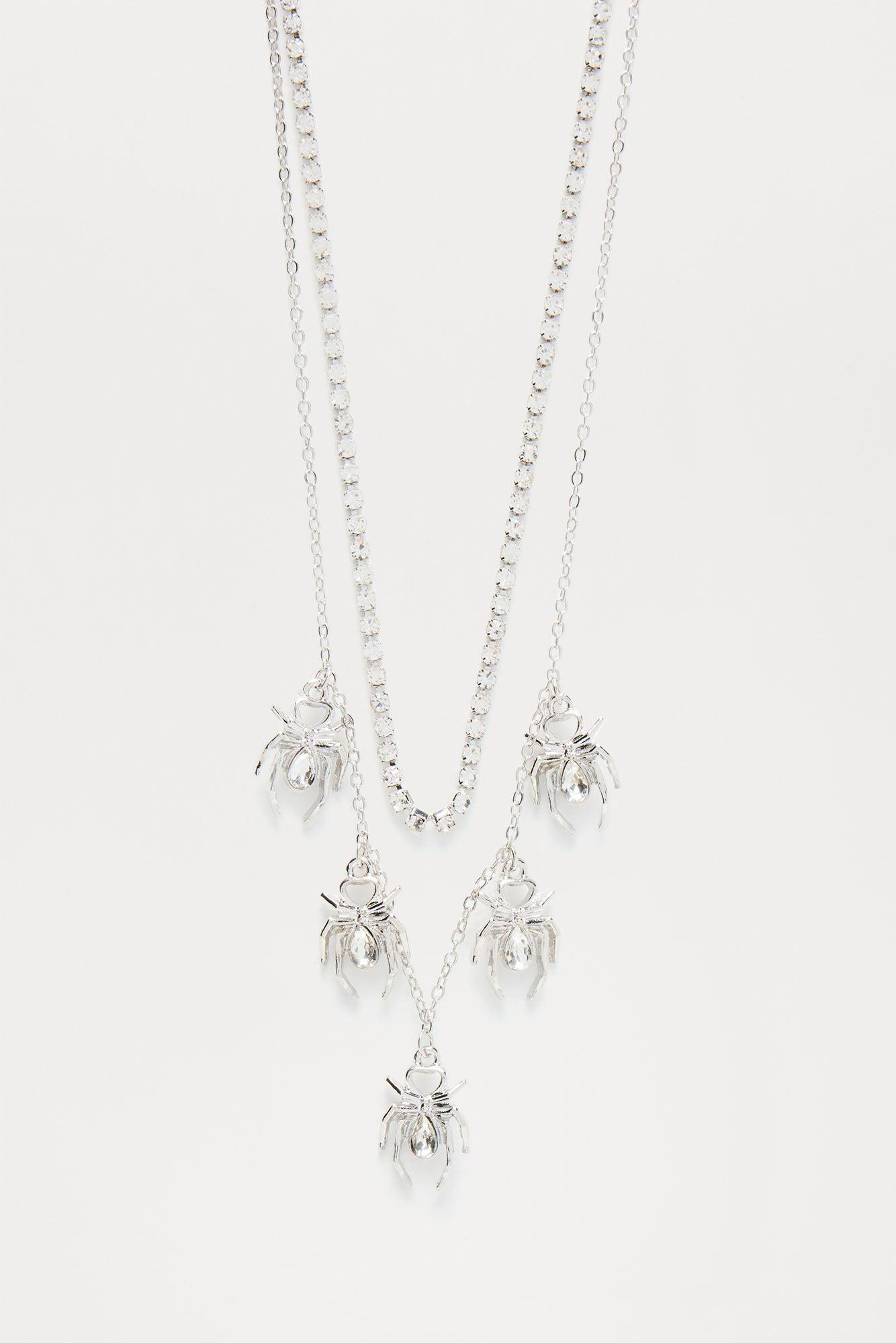 Spider Woman Necklace - Silver Product Image