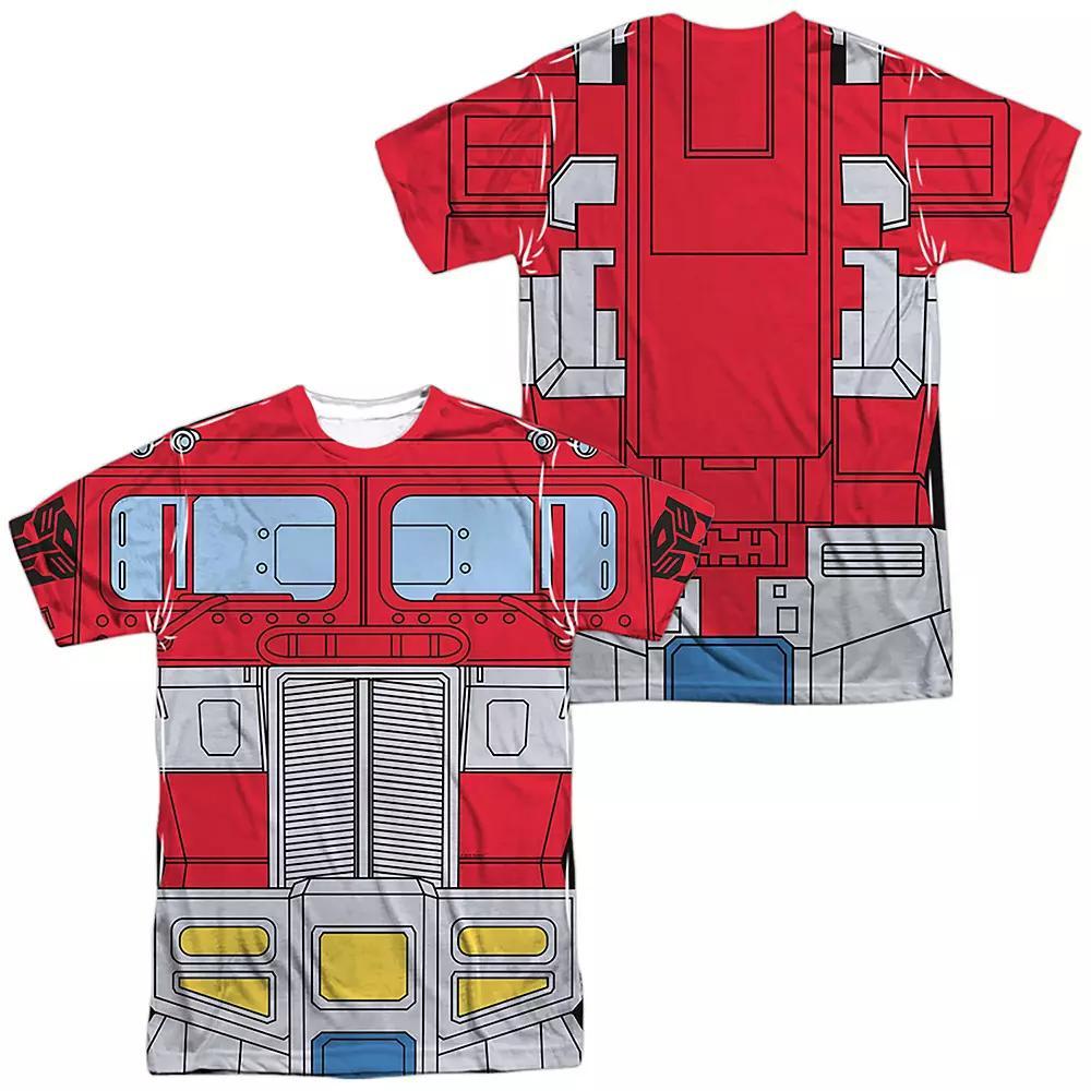 Mens Transformers Optimus Prime Sublimated Graphic Tee Product Image