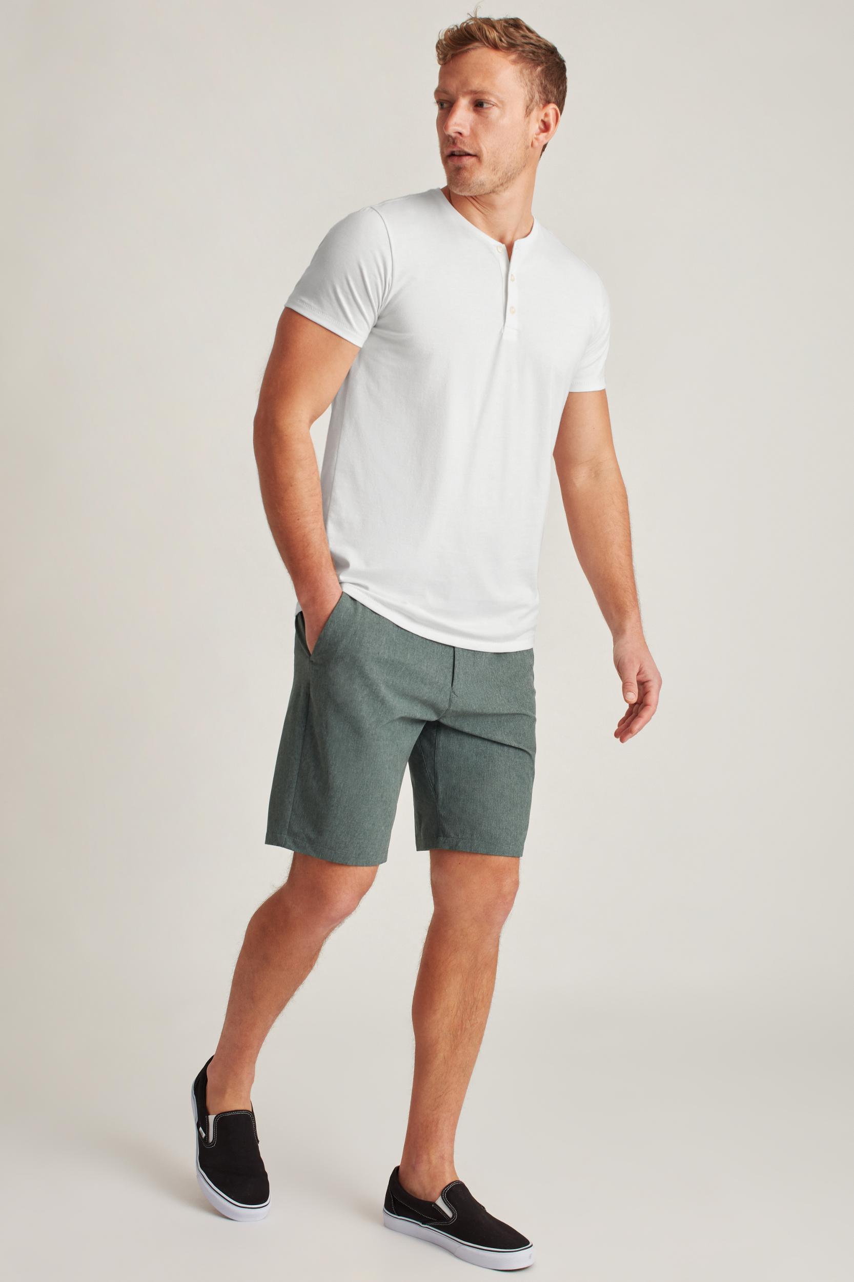 Pima Performance Short Sleeve Henley Product Image