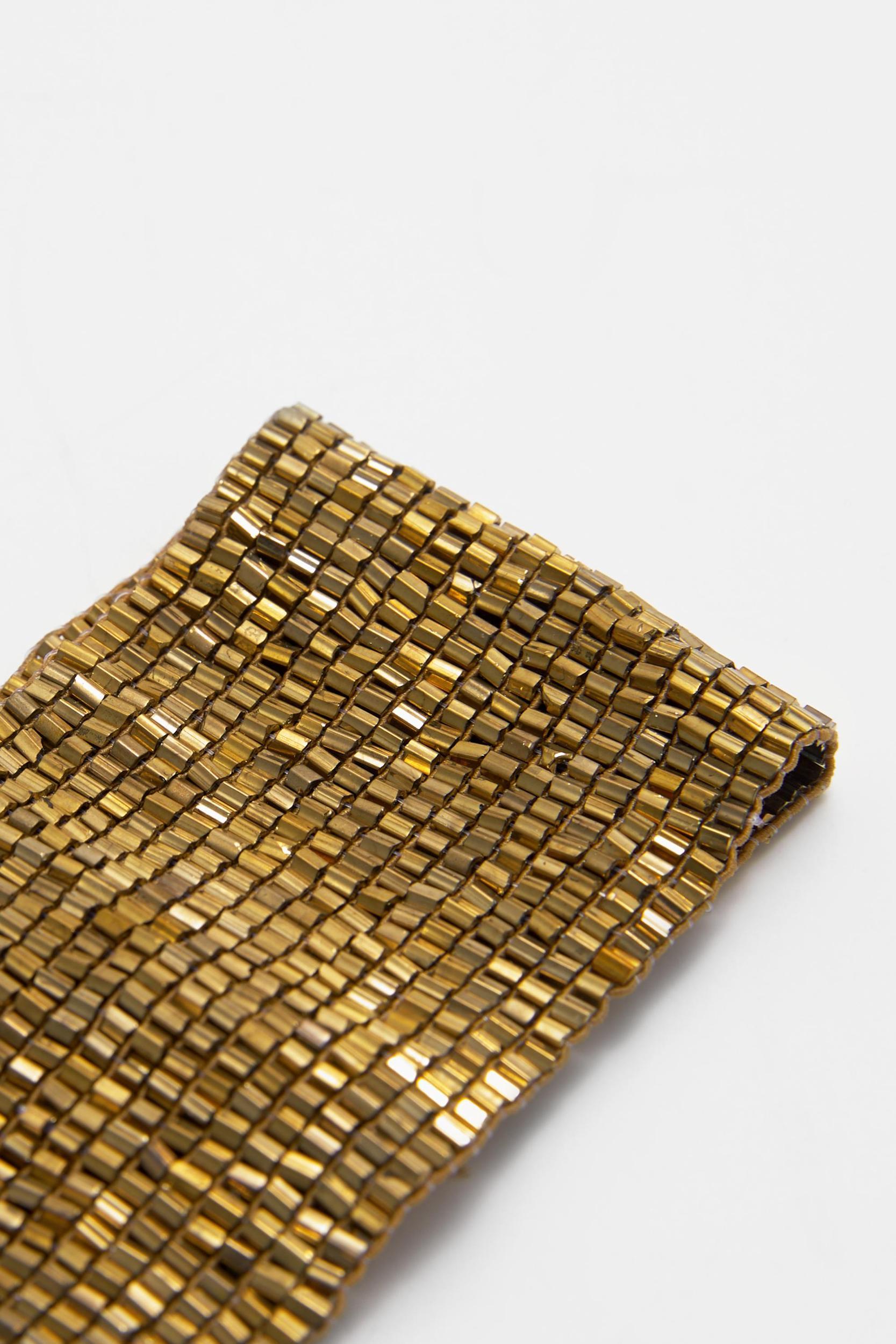 Wide beaded arm cuff Product Image