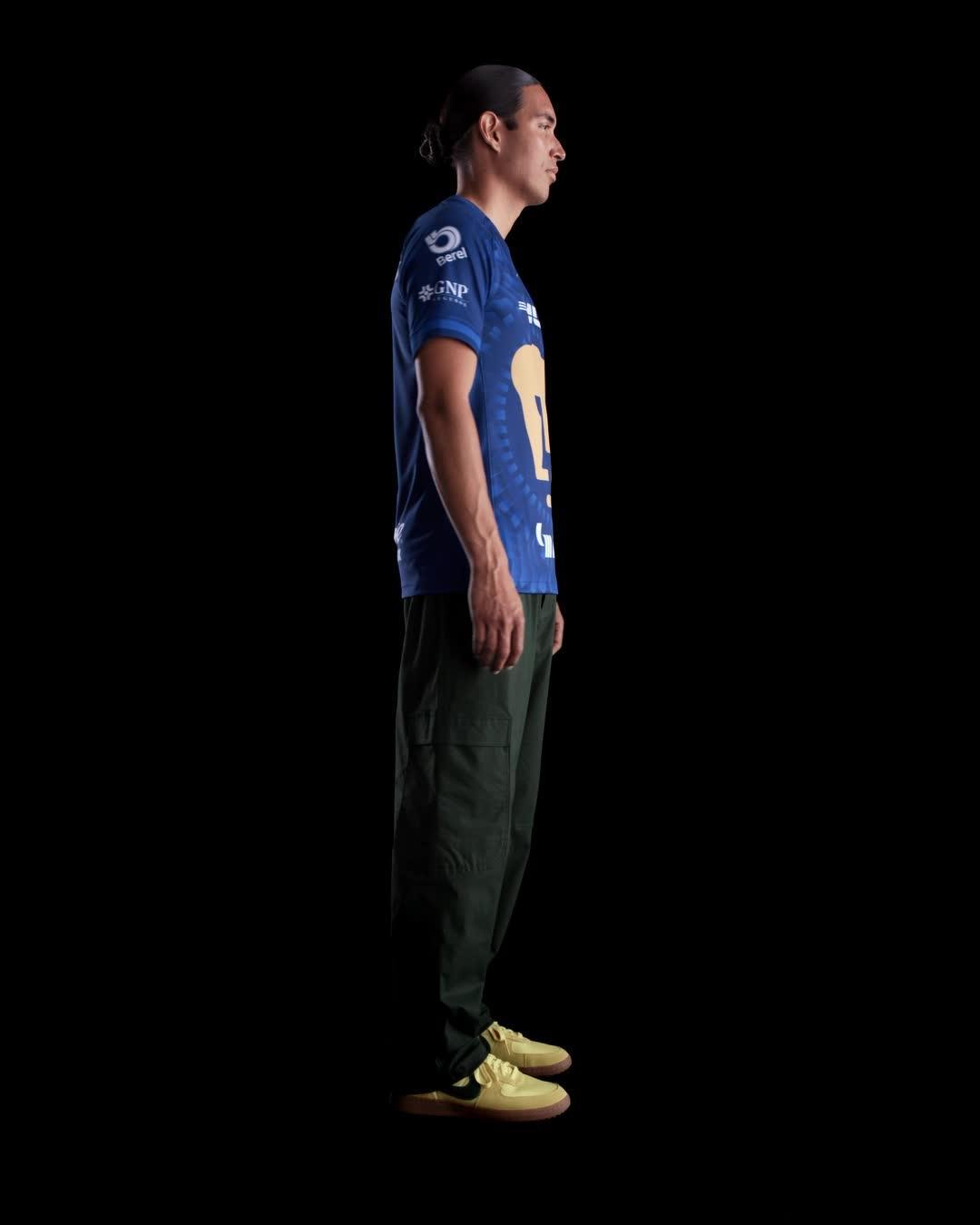 Pumas UNAM 2025/26 Stadium Away Nike Mens Dri-FIT Soccer Replica Jersey | HJ4607-456 Product Image