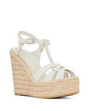 Womens Tribute Leather Espadrille Wedge Sandals Product Image