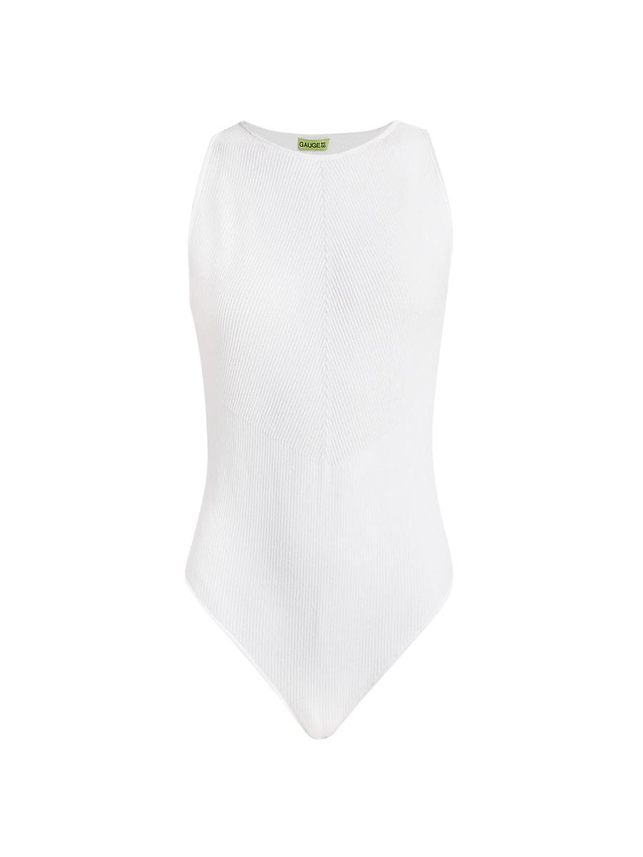 Womens Olmos Rib-Knit Bodysuit Product Image