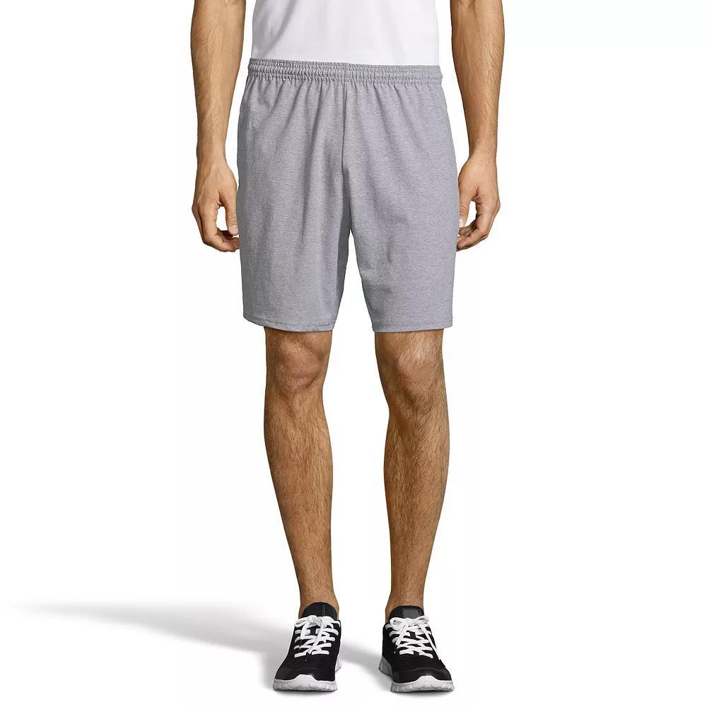 Men's Hanes® ComfortSoft Jersey Pocket Shorts,  Product Image